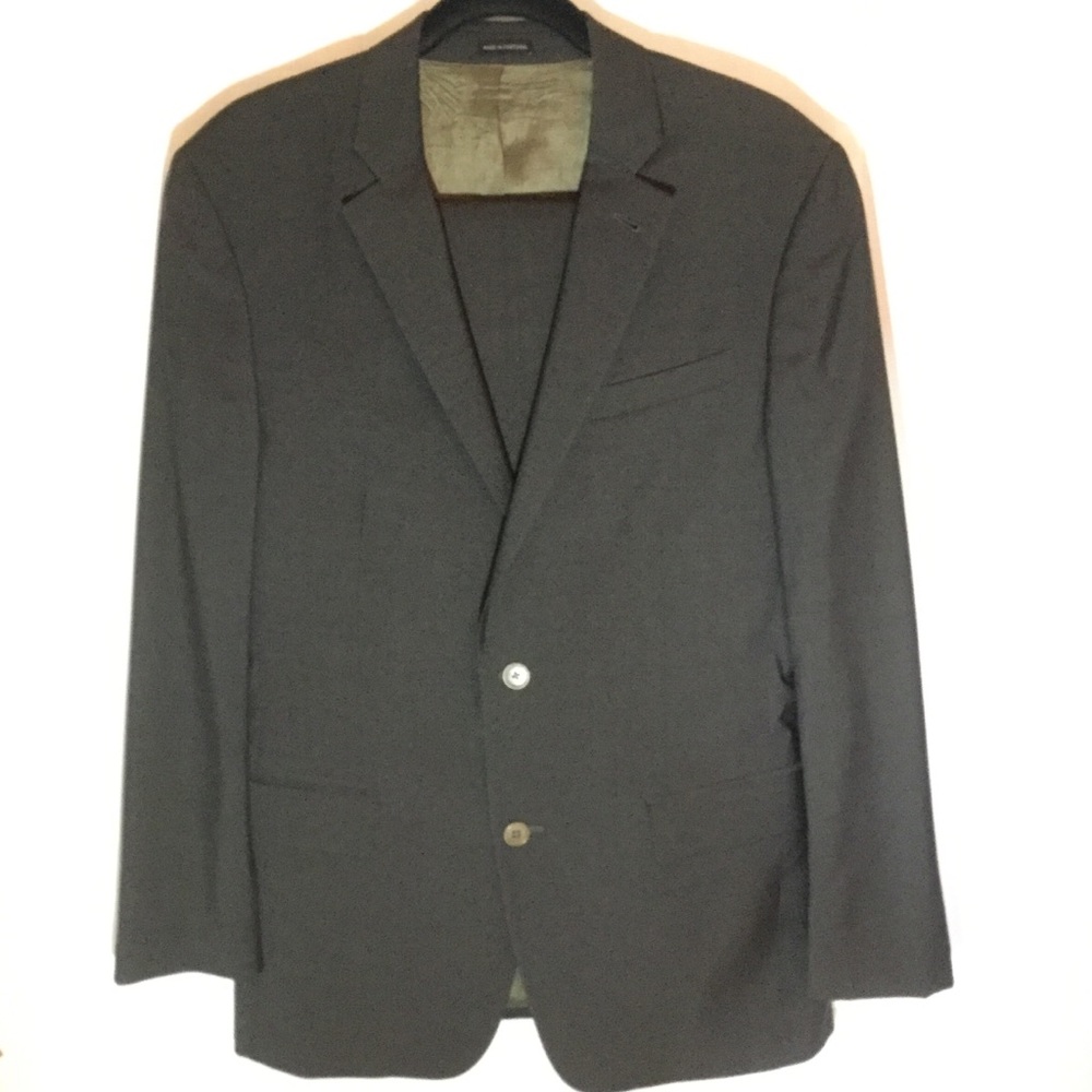 JOHN VARVATOS Wool Suit CHARCOAL